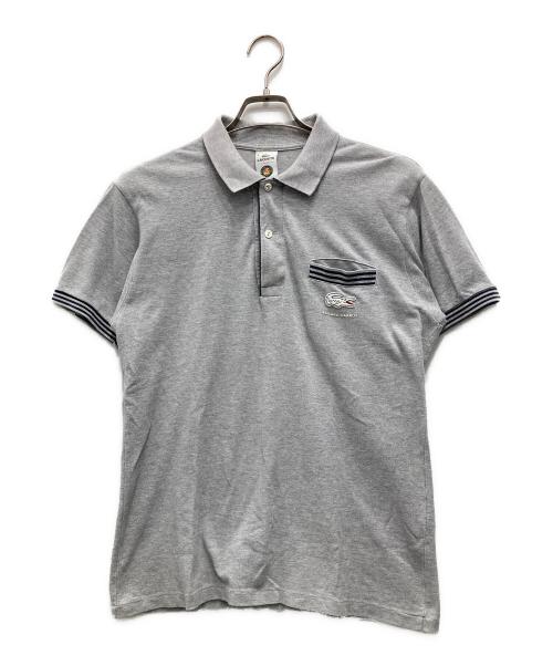 LACOSTE（ラコステ）LACOSTE (ラコステ) ROLAND GARROS (ローランギャロス) ポロシャツ グレー サイズ:3の古着・服飾アイテム