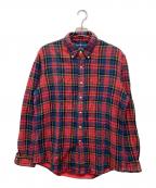 RALPH LAURENラルフローレン）の古着「チェックBDシャツ」｜レッド