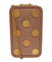 Marc by Marc Jacobs（マークバイマークジェイコブス）の古着「レザーショルダーポーチ」｜ピンク