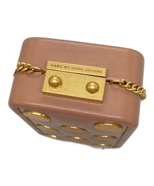 Marc by Marc Jacobs（マークバイマークジェイコブス）Marc by Marc Jacobs (マークバイマークジェイコブス) レザーショルダーポーチ ピンクの古着・服飾アイテム