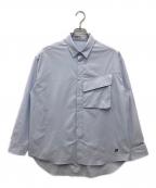 βベータ）の古着「ボックスポケット シャツ」｜ブルー