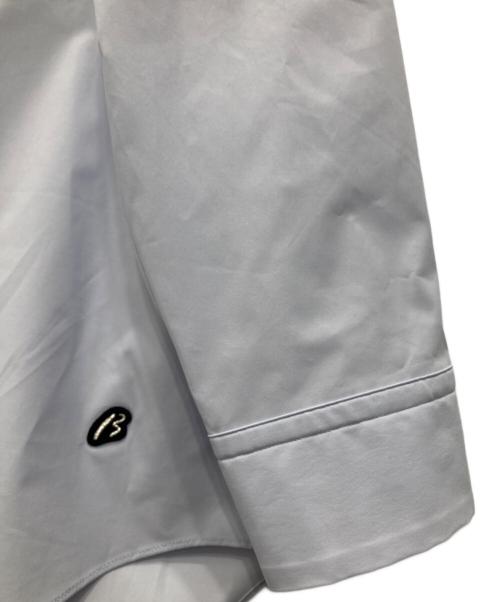 β（ベータ）β (ベータ) ボックスポケット シャツ ブルー サイズ:Mの古着・服飾アイテム