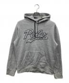POLO RALPH LAURENポロ・ラルフローレン）の古着「ロゴプルオーバーパーカー」｜グレー