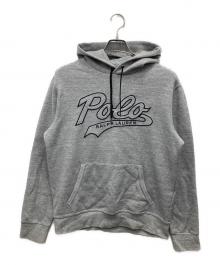POLO RALPH LAUREN（ポロ・ラルフローレン）の古着「ロゴプルオーバーパーカー」｜グレー