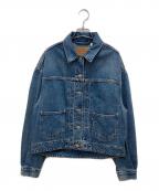 LEVI'S PReMIUMリーバイス プレミアム）の古着「バルーンスリーブトラッカー デニムジャケット」｜ブルー