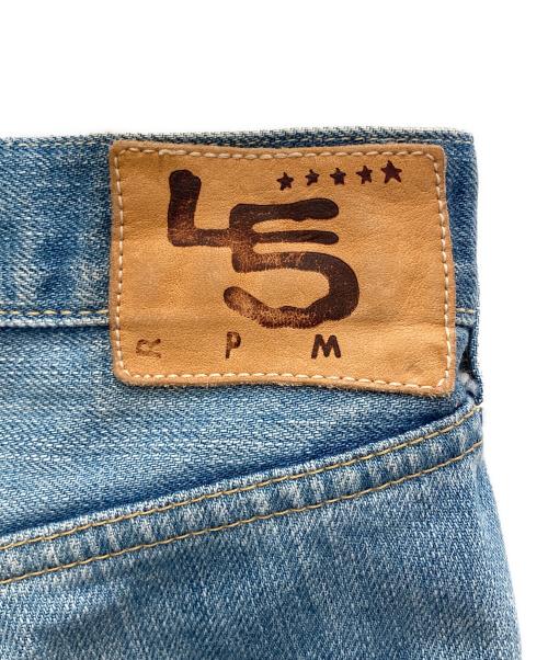 45rpm（45アールピーエム）45rpm (45アールピーエム) 再び6.5空比古比女 (清)/デニムパンツ ブルー サイズ:表記無し(実寸ご確認ください）の古着・服飾アイテム