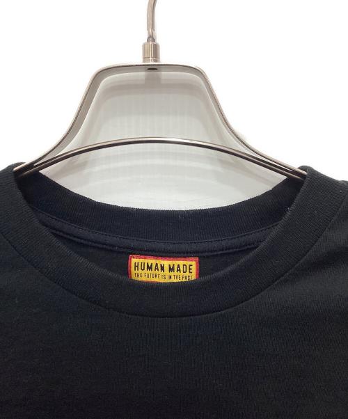 HUMAN MADE（ヒューマンメイド）HUMAN MADE (ヒューマンメイド) HEART BADGE L/S T-SHIRT ブラック サイズ:Lの古着・服飾アイテム