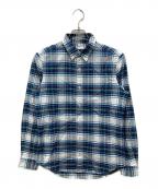 BLUE WORKブルーワーク）の古着「チェックシャツ」｜ブルー