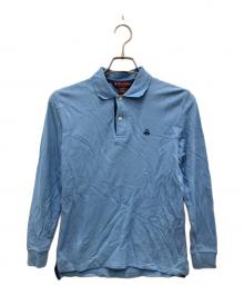 BROOKS BROTHERS（ブルックスブラザーズ）の古着「長袖ポロシャツ」｜ブルー