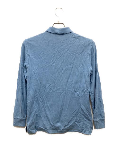BROOKS BROTHERS（ブルックスブラザーズ）BROOKS BROTHERS (ブルックスブラザーズ) 長袖ポロシャツ ブルー サイズ:Mの古着・服飾アイテム