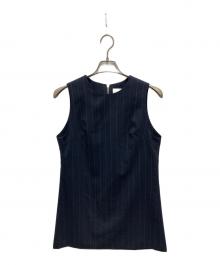 TODAYFUL（トゥデイフル）の古着「ストライプロングチュニック」｜ネイビー