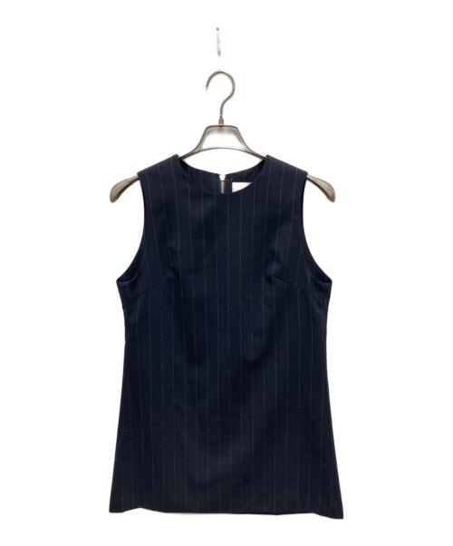 TODAYFUL（トゥデイフル）TODAYFUL (トゥデイフル) ストライプロングチュニック ネイビー サイズ:F 未使用品の古着・服飾アイテム