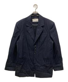 TODAYFUL（トゥデイフル）の古着「ストライプオーバージャケット」｜ネイビー