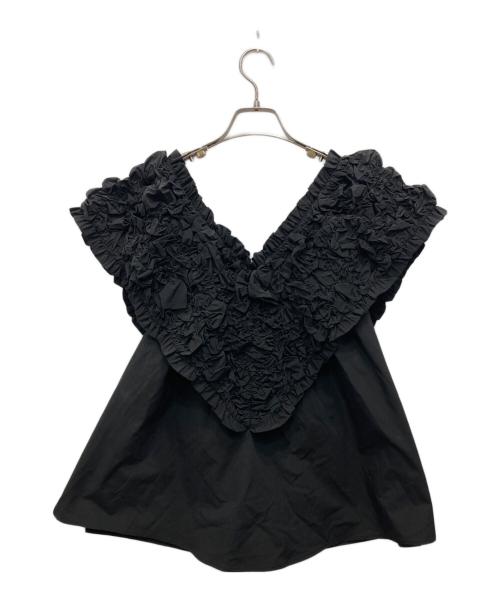 Knuth Marf（クヌースマーフ）knuth marf (クヌースマーフ) 2wayオフショルダーブラウス ブラック サイズ:Fの古着・服飾アイテム
