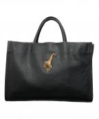 ear PAPILLONNER×BROOKLYN CHARMイアパピヨネ×ブルックリンチャーム）の古着「ハンドバッグ」｜ブラック