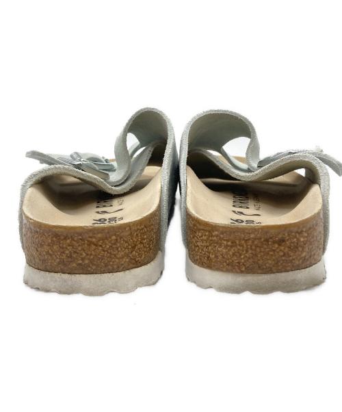 BIRKENSTOCK（ビルケンシュトック）BIRKENSTOCK (ビルケンシュトック) ZURICH スエードサンダル グレー サイズ:23の古着・服飾アイテム