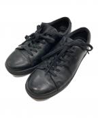 CLARKSクラークス）の古着「レザースニーカー」｜ブラック