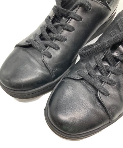 CLARKS（クラークス）CLARKS (クラークス) レザースニーカー ブラック サイズ:25.5の古着・服飾アイテム