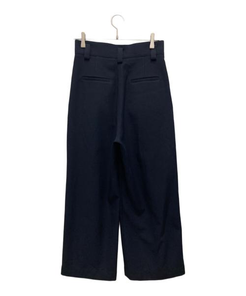 cygne（シーニュ）cygne (シーニュ) ハイウエストタックワイドパンツ ネイビー サイズ:1の古着・服飾アイテム