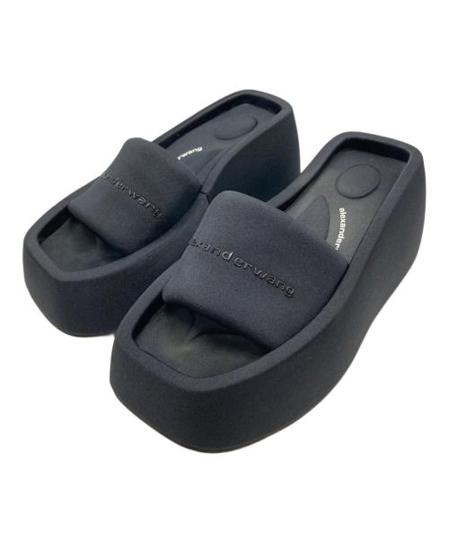 ALEXANDER WANG（アレキサンダー・ワン）ALEXANDER WANG (アレキサンダー・ワン) TAJI プラットフォームサンダル ブラック サイズ:38の古着・服飾アイテム