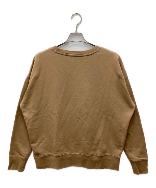 LAUREN RALPH LAUREN（ローレンラルフローレン）LAUREN RALPH LAUREN (ローレンラルフローレン) ベルティングプリント フレンチテリープルオーバー ベージュ サイズ:Lの古着・服飾アイテム