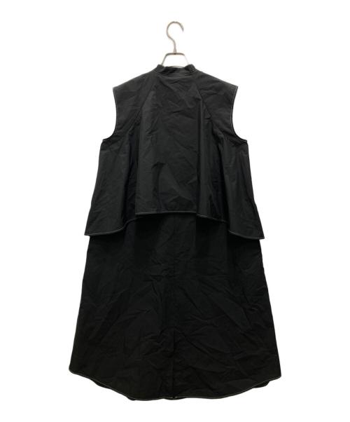 YORI（ヨリ）yori (ヨリ) バックフレアワンピース ブラック サイズ:Fの古着・服飾アイテム