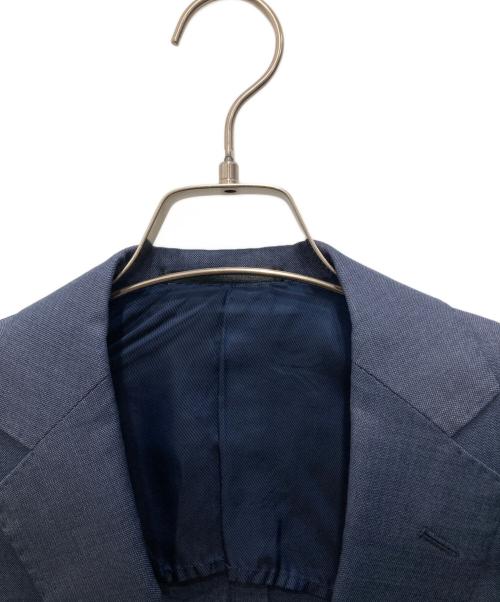 TOMORROW LAND PILGRIM（トゥモローランド ピルグリム）TOMORROW LAND PILGRIM (トゥモローランド ピルグリム) ウールシルク シングルブレステッド 2Bスーツ ネイビー サイズ:44の古着・服飾アイテム