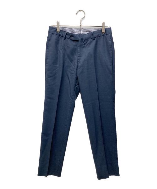 TOMORROW LAND PILGRIM（トゥモローランド ピルグリム）TOMORROW LAND PILGRIM (トゥモローランド ピルグリム) ウールシルク シングルブレステッド 2Bスーツ ネイビー サイズ:44の古着・服飾アイテム