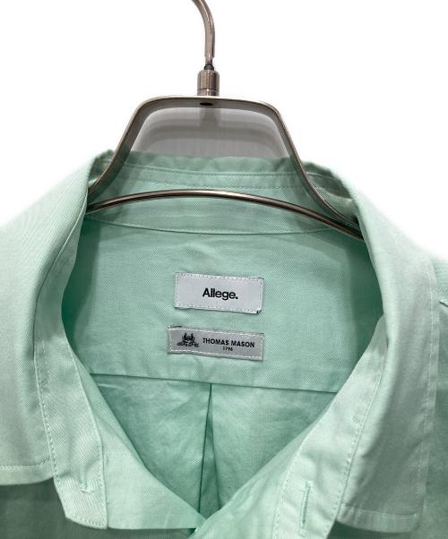 ALLEGE（アレッジ）ALLEGE (アレッジ) STANDARD SHIRT/スタンダード シャツ グリーン サイズ:4の古着・服飾アイテム