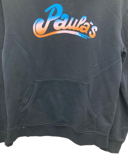 LOEWE（ロエベ）LOEWE (ロエベ) Paula's Ibiza Logo-print Hooded Sweatshirt In Blue / ロゴプリントスウェットシャツ ブラック サイズ:Mの古着・服飾アイテム