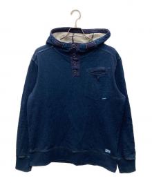 G-STAR RAW（ジースターロゥ）の古着「スウェットデニムパーカー」｜ブルー