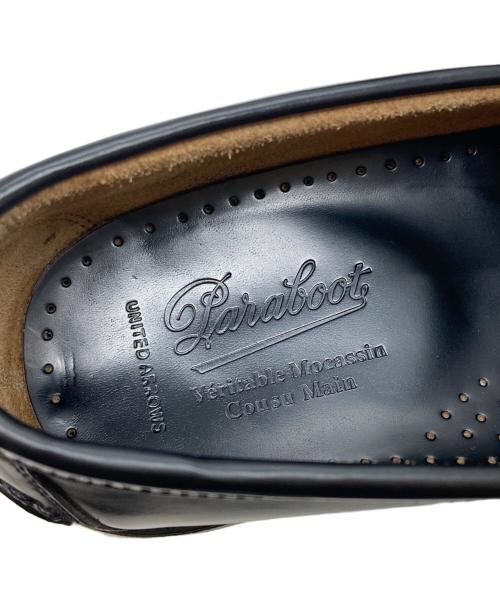 PARABOOT（パラブーツ）PARABOOT (パラブーツ) UNITED ARROWS (ユナイテッドアローズ) 別注CORAUX MARINE/ローファー ブラック サイズ:6の古着・服飾アイテム