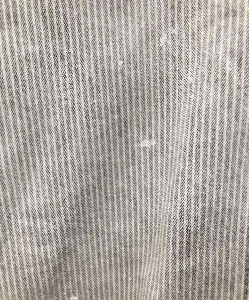 FRAMeWORK（フレームワーク）FRAMeWORK (フレームワーク) ブリーチリペアヒッコリーパンツ ホワイト サイズ:36の古着・服飾アイテム