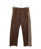 Hysteric Glamourヒステリックグラマー）の古着「HG TAPE トラックパンツ」｜ブラウン