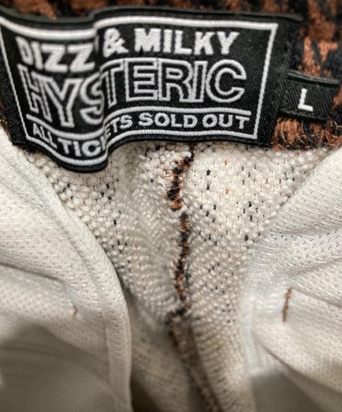 Hysteric Glamour（ヒステリックグラマー）Hysteric Glamour (ヒステリックグラマー) HG TAPE トラックパンツ ブラウン サイズ:Lの古着・服飾アイテム