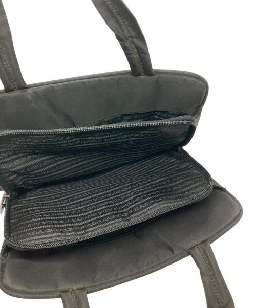 PRADA（プラダ）PRADA (プラダ) ナイロンハンドバッグ ブラックの古着・服飾アイテム