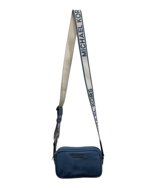 MICHAEL KORS（マイケル・コース）MICHAEL KORS (マイケル・コース) ナイロンショルダーバッグ ブルーの古着・服飾アイテム