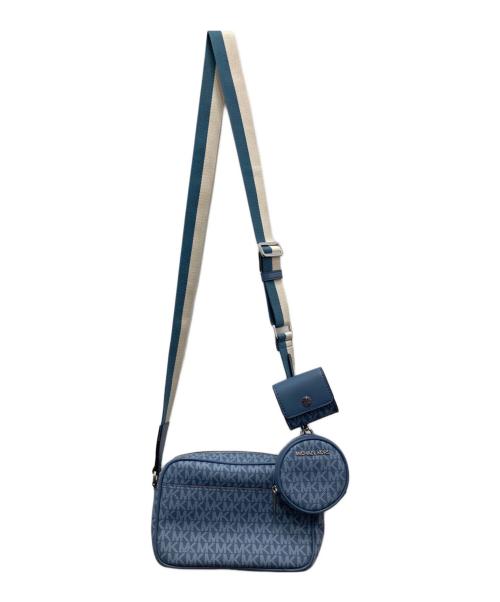 MICHAEL KORS（マイケル・コース）MICHAEL KORS (マイケル・コース) JET SET ITEM クロスボディバッグ/ジェット セット アイテム クロスボディ バッグ ブルーの古着・服飾アイテム