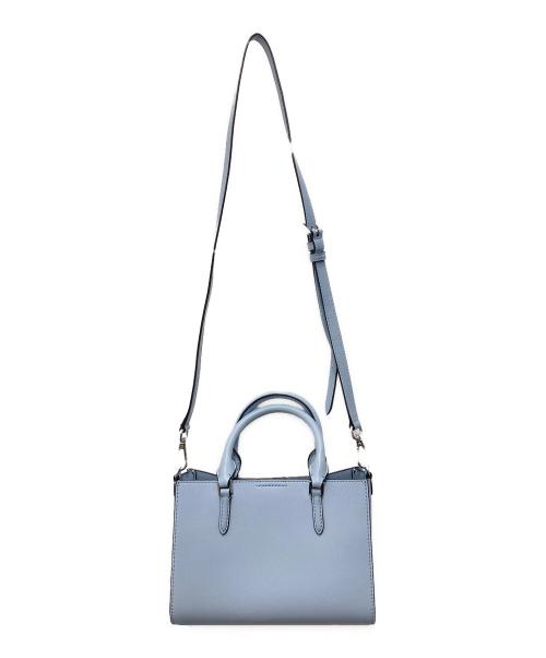 MICHAEL KORS（マイケル・コース）MICHAEL KORS (マイケル・コース) 2wayサッチェルバッグ ブルーの古着・服飾アイテム