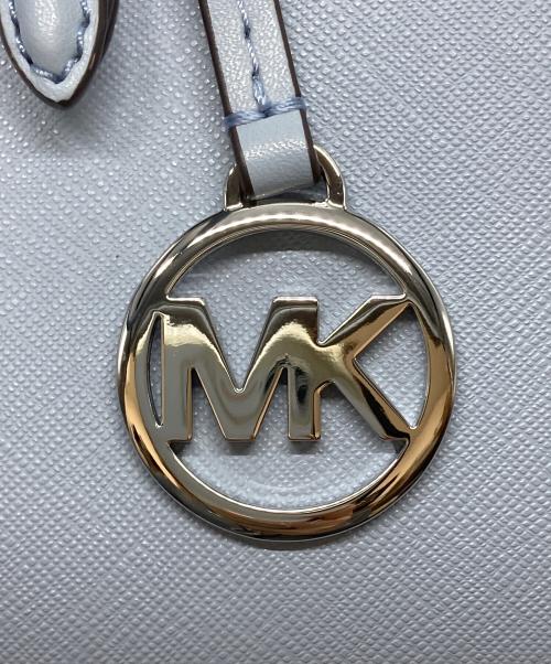 MICHAEL KORS（マイケル・コース）MICHAEL KORS (マイケル・コース) 2wayサッチェルバッグ ブルーの古着・服飾アイテム