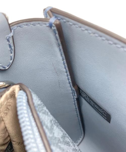 MICHAEL KORS（マイケル・コース）MICHAEL KORS (マイケル・コース) 2wayサッチェルバッグ ブルーの古着・服飾アイテム