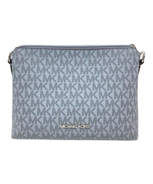 MICHAEL KORS（マイケル・コース）MICHAEL KORS (マイケル・コース) 2wayサッチェルバッグ ブルーの古着・服飾アイテム