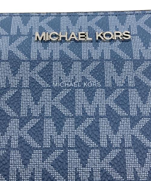 MICHAEL KORS（マイケル・コース）MICHAEL KORS (マイケル・コース) 長財布 ブルーの古着・服飾アイテム