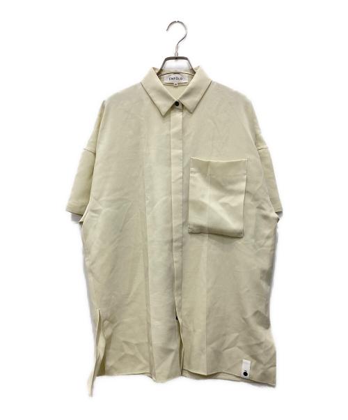 ENFOLD（エンフォルド）ENFOLD (エンフォルド) WASHABLE CENTER-CREASE SHIRT ベージュ サイズ:38の古着・服飾アイテム