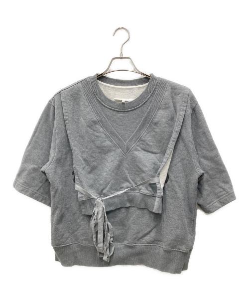 MM6 Maison Margiela（エムエムシックスメゾンマルジェラ）MM6 Maison Margiela (エムエムシックスメゾンマルジェラ) S/Sスウェット グレー サイズ:Sの古着・服飾アイテム