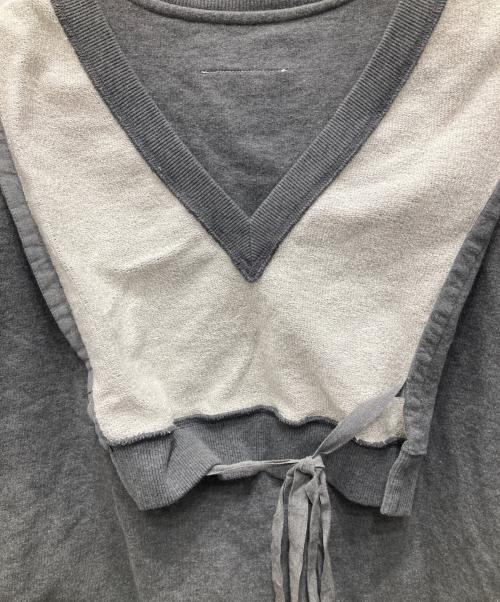 MM6 Maison Margiela（エムエムシックスメゾンマルジェラ）MM6 Maison Margiela (エムエムシックスメゾンマルジェラ) S/Sスウェット グレー サイズ:Sの古着・服飾アイテム