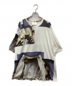 Acne studiosアクネ ストゥディオズ）の古着「STOCKHOLM BLISS MERC PRINT カットソー」｜ホワイト
