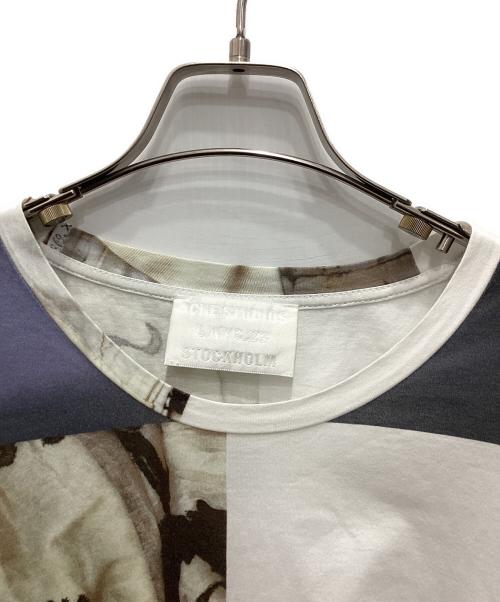 Acne studios（アクネ ストゥディオズ）ACNE STUDIOS (アクネ ストゥディオズ) STOCKHOLM BLISS MERC PRINT カットソー ホワイト サイズ:Sの古着・服飾アイテム