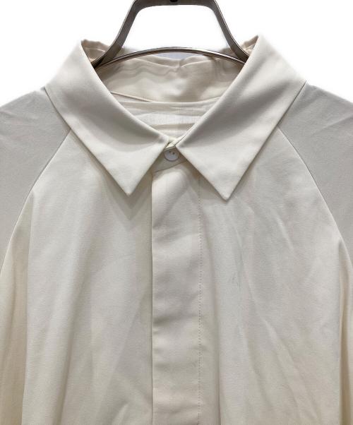 ENFOLD（エンフォルド）ENFOLD (エンフォルド) BALLOON HALF-SLEEVE BLOUSE/バルーン・ハーフスリーブ・ブラウス アイボリー サイズ:38の古着・服飾アイテム