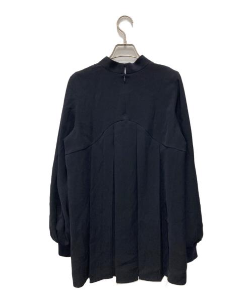ENFOLD（エンフォルド）ENFOLD (エンフォルド) BOX-PLEATS PULLOVER ネイビー サイズ:38の古着・服飾アイテム